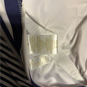 Anne Cole Striped One Piece Swimsuit - Navy and White#4
